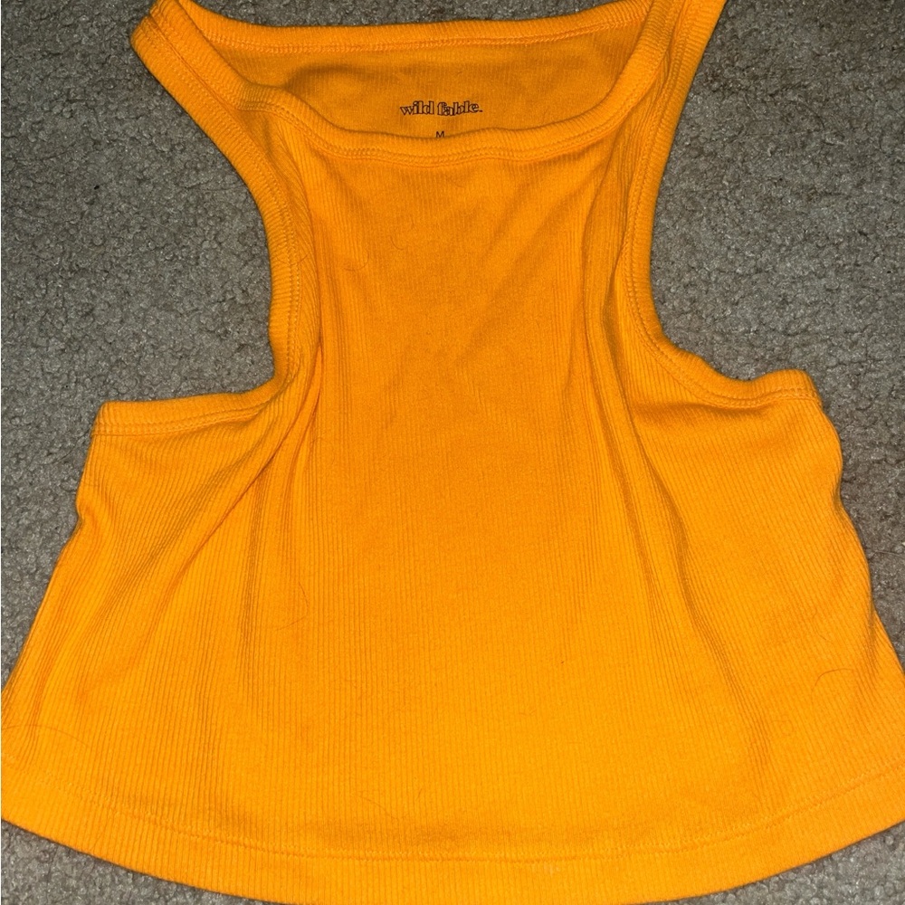 Wild Fable Vibrant Orange Crop Top